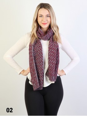 Fashion Mixed Tone Knitted Scarf